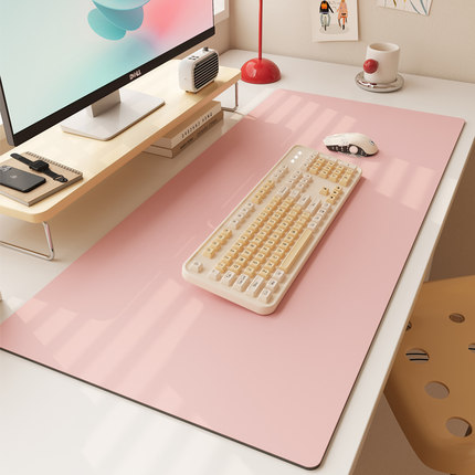 办公室笔记本超大鼠标垫电脑键盘垫宿舍写字台书桌垫子防水可擦洗