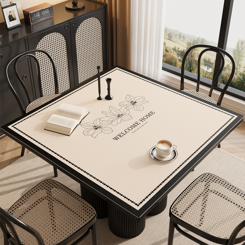 正方形餐桌垫隔热防油防水免洗