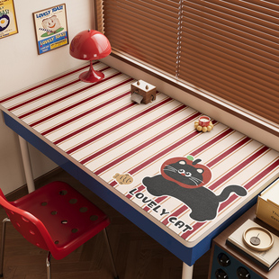 学生电脑桌垫书桌台面保护垫卡通写字台垫子防水可擦洗氛围感桌布