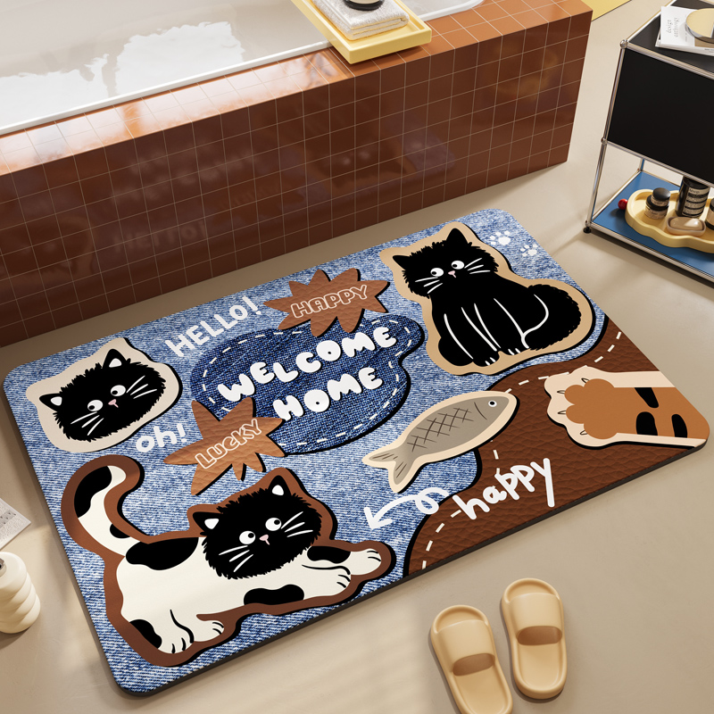 被问好多次的浴室地垫终于回购了