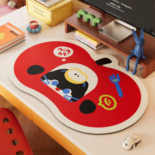 办公室工位高颜值鼠标垫书桌台面保护垫卡通可爱宿舍学习电脑桌垫