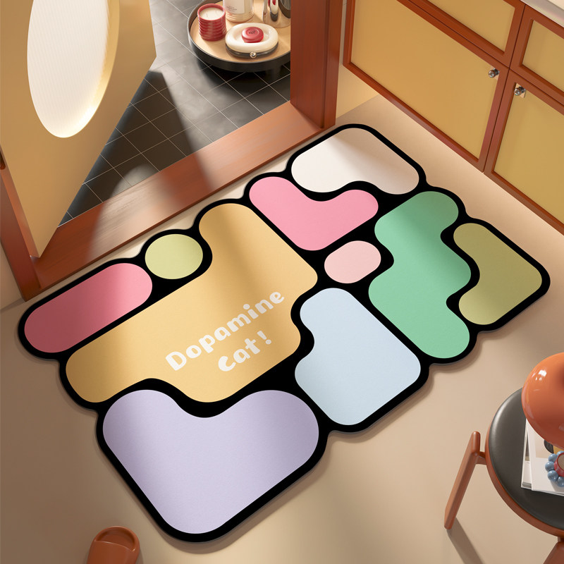 卫生间浴室用地垫防滑垫硅藻泥速干脚垫厕所门口吸水专用地毯垫子,居家布艺,家用脚垫,淘宝优惠券,粉丝福利购,淘宝优惠卷