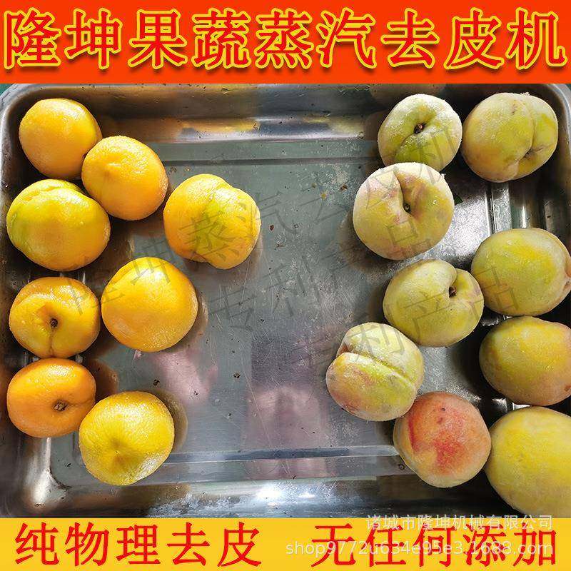 黄桃罐头加工流水线 多功能桃子苹果削皮机 全自动预制菜加工设备