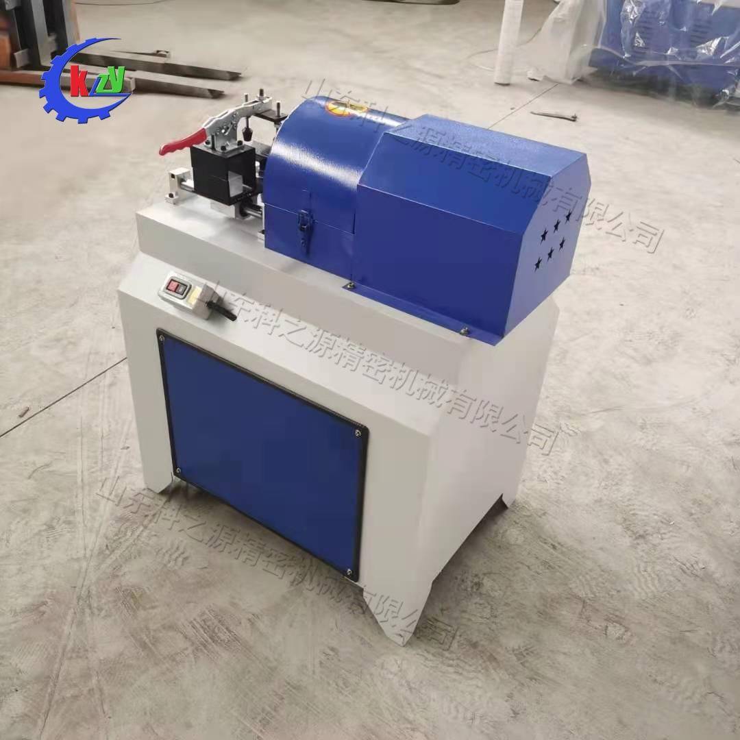 木工锹把杆倒圆机 圆木棒端头削尖机 圆木棒端部加工平头机