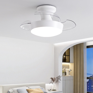 吸顶卧室隐形风扇灯2025新款家用吊灯餐厅客厅吊扇灯低楼层电风扇