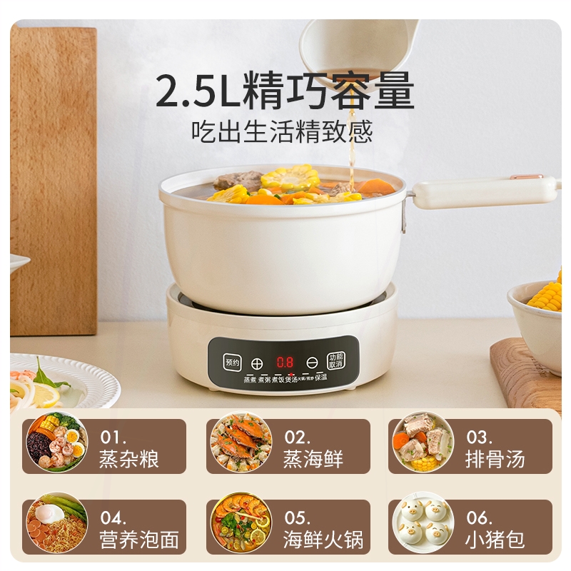 电煮锅学生宿舍多功能小型电火锅