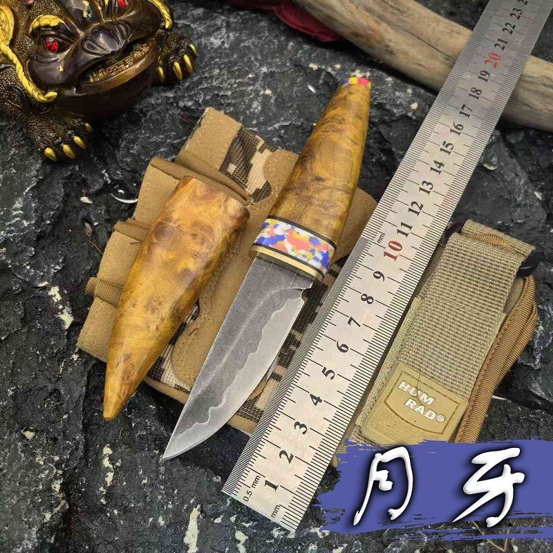 三合钢刀瑞士军刀水果刀瓜果刀小刀随身锋利露营防身直刀开刃便携,ZIPPO/瑞士军刀/眼镜,瑞士军刀,淘宝优惠券,粉丝福利购,淘宝优惠卷