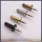 依佰利地装 门吸强磁黑色隐藏式 地吸磁力防风门吸静音金色防撞门阻