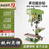 台式 杭州月湖台式 钻床z516 工业钻床16mm多功能钻铣床ZX7032立铣