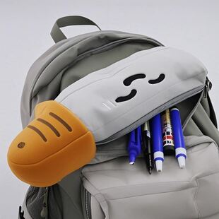 笔袋抽象大刀创意搞笑可爱高颜值毛绒大容量学生文具铅笔收纳笔袋