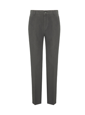 LIUJO 商务通勤2023早秋质感黑色直筒修身休闲裤男士收脚长裤