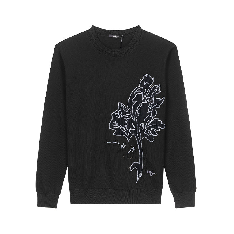 LIU·JO UOMO男士 秋冬款休闲舒适绵羊毛圆领套头毛衫内搭上衣,男装,针织衫/毛衣,淘宝优惠券,粉丝福利购,淘宝优惠卷