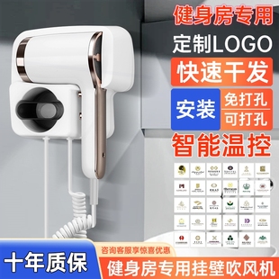 风机 健身房专用电吹风家用高速恒温吹不伤发酒店宾馆吹风机壁挂式