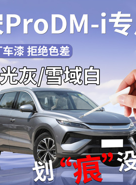 比亚迪宋prodmi补漆笔pro时光灰dmi汽车专用原补车漆划痕修复用品