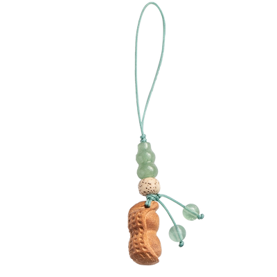 好柿会花生平安无事桃木