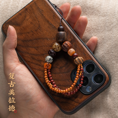 复古美拉德手机链挂绳多宝手提挂