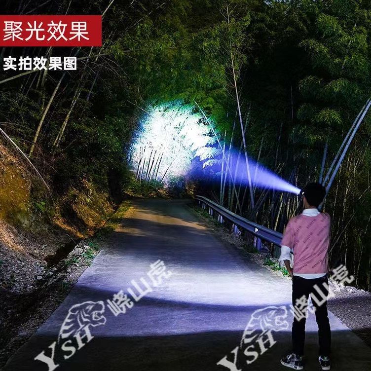 LED头灯超亮强光手电筒可