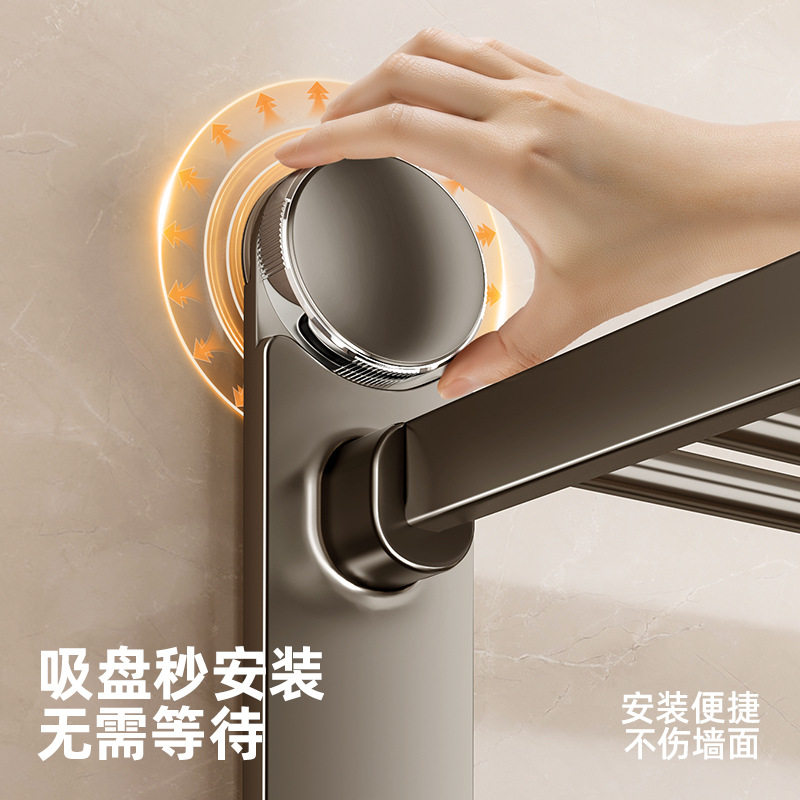 吸盘毛巾架卫生间免打孔