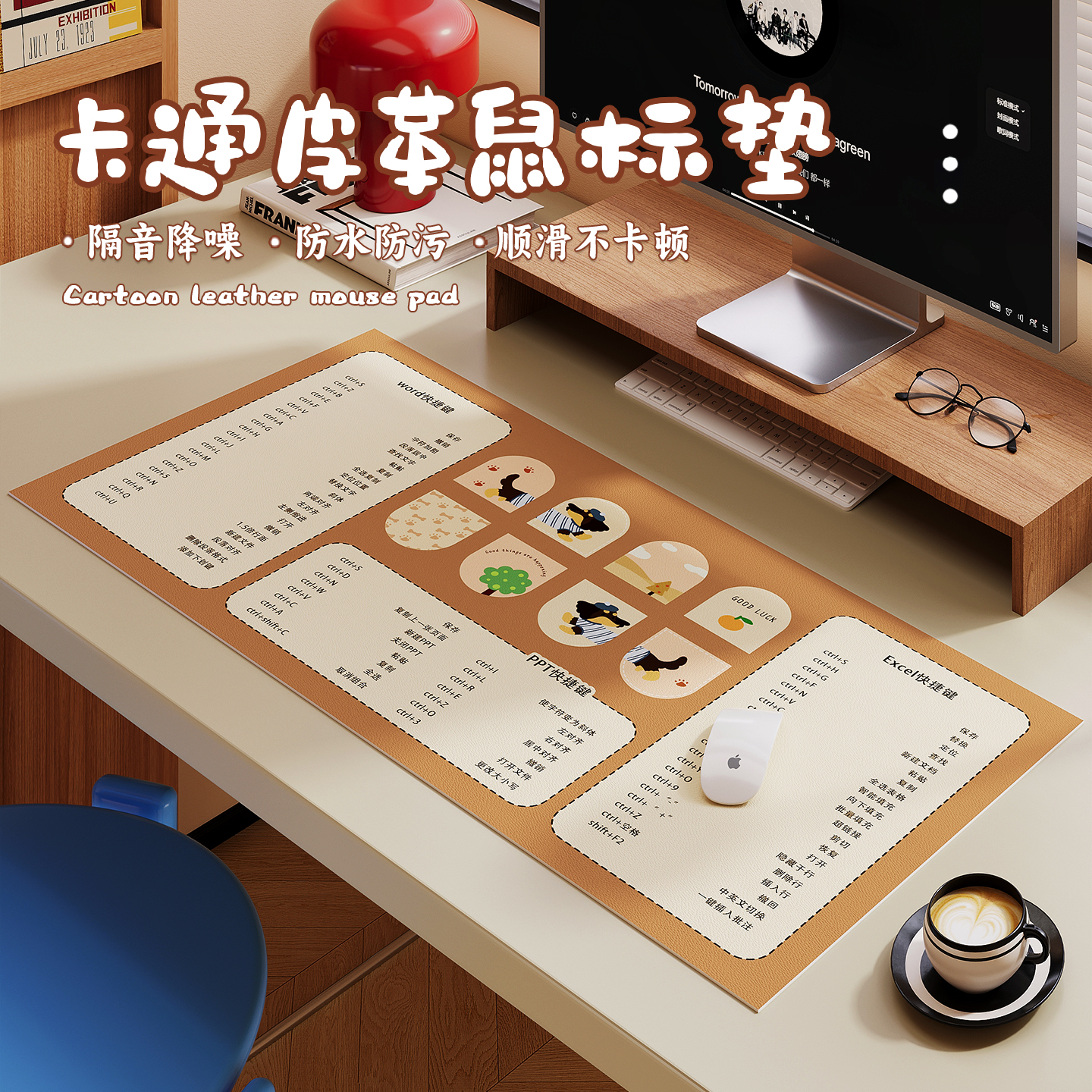 办公鼠标垫宿舍学生桌垫