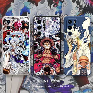海贼王mate50pro手机壳p50华为p40新款 V30适用p30p20荣耀80女nova10男7se液态10硅胶9五档70尼卡60路飞6潮