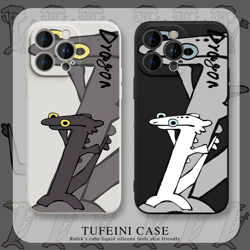 无牙仔苹果14promax手机壳iphone15适用12mini新款13创意xsmax卡通xr搞怪8plus硅胶7趣味6s简约男11女恶搞潮