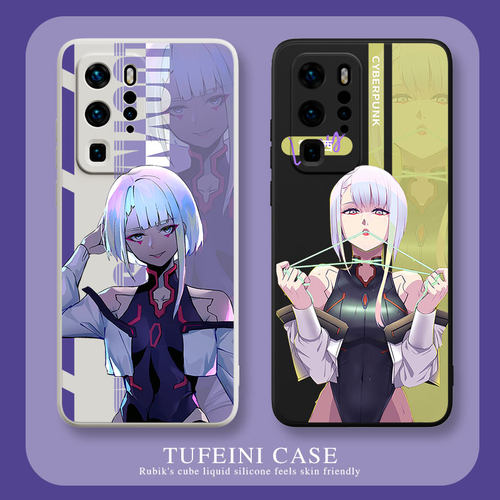 赛博硅胶手机壳朋克华为p40