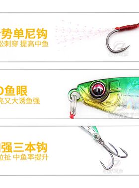 21新款飞蚂蚁i小跳铁板来半打超远投全泳层主攻翘嘴红尾鳜鱼路亚