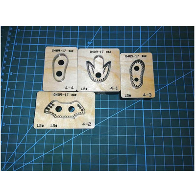 A490 高帮系带小皮鞋挂件刀模 迷你袖珍小布娃娃鞋子皮鞋挂件刀模