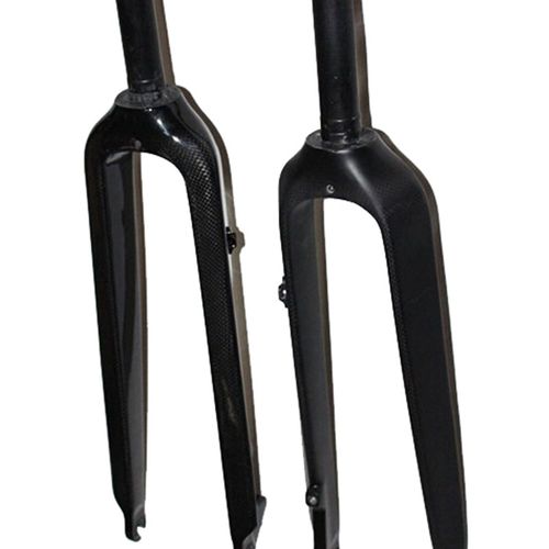 26 27.5 29寸山地自行车前叉超轻全碳纤维碟刹版硬叉碳直管骑行