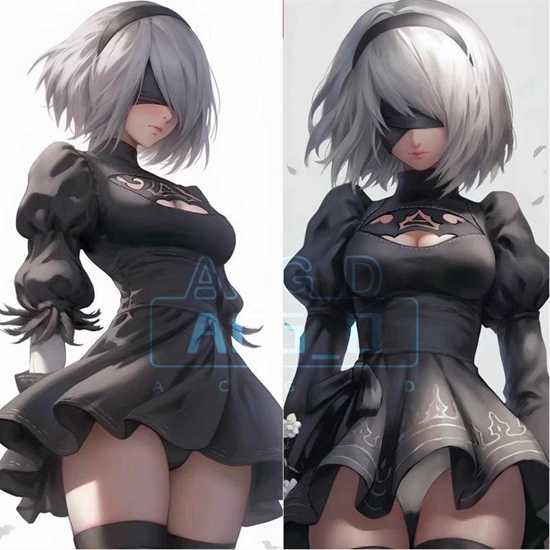 梦之雅小型尼尔等身硅胶软体手办2b二次元Q娃娃可动关节人偶