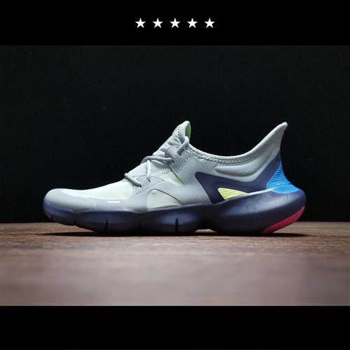 鞋子男鞋透气软底踩屎感跑鞋男女灰蓝舒适百搭休闲运动鞋