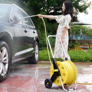 高压洗车水枪神器家用水管软管自来水抗冻收纳车架卷管器套装浇花