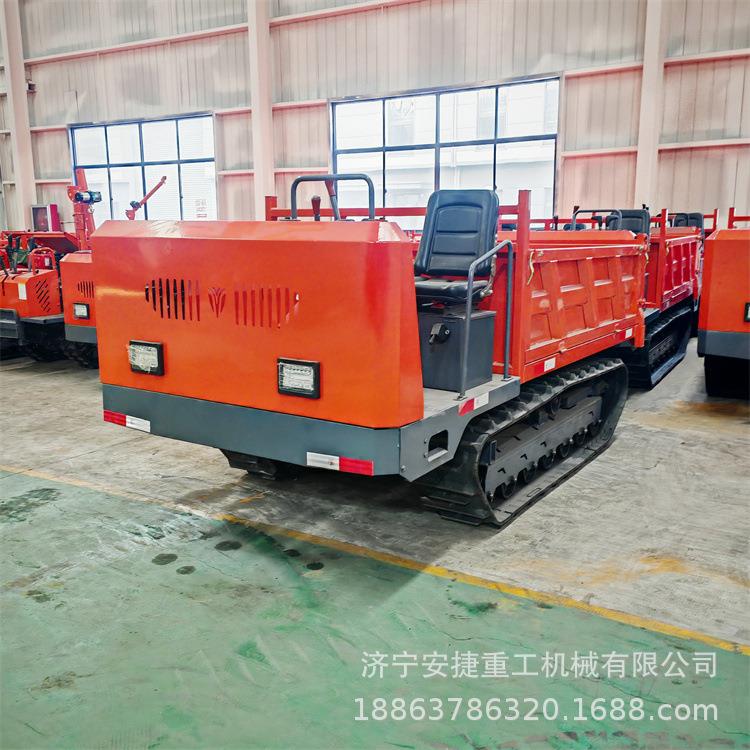 全虎地形502柴油带运输车带 5吨农用爬山履车 拉履木头履带式自卸