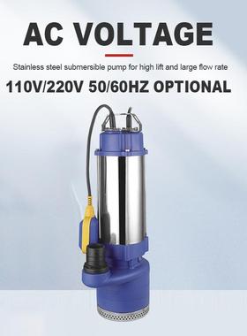 不锈钢多级潜泵22水0v110v50UXGHz60Hz高扬程大流潜A水电泵量C PU