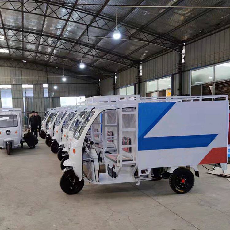 卡博恩回收车多用途废品电动三轮车绿色回收废品车设备