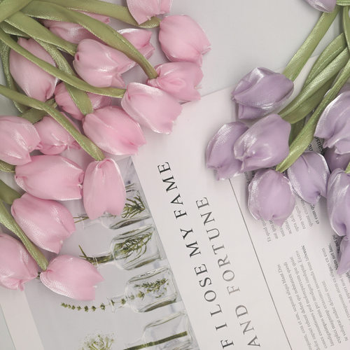 郁金香首饰仿真花头饰配饰装饰品