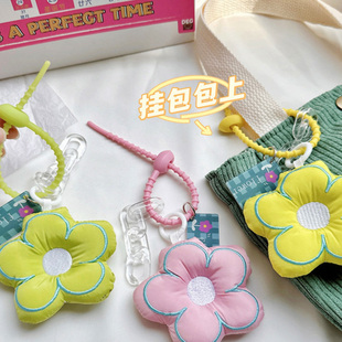 小花包包挂件可爱配饰服饰搭配挂件ins少女心布艺花朵配饰手机链