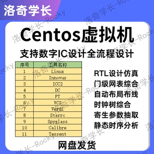 集创赛必备IC618虚拟机 Innovus数字IC全流程虚拟机icc2