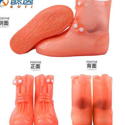 雨鞋套防滑加厚底耐磨防水鞋套雨天脚套男女成人儿童户外防雨靴套