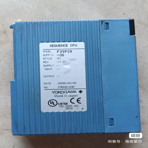 议价YOKOGAWA 横河 F3SP28-3S 实物拍摄议价