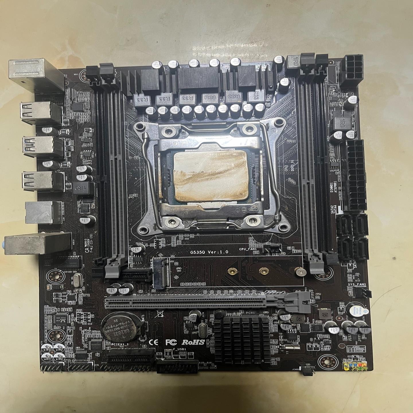 议价TG-X99V535主板带E5-2673V3处理器成色如