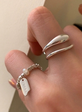 不规则戒指RONERAI金属百搭女