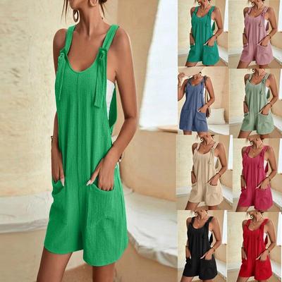 overalls Womens suspender women shorts fashion casual