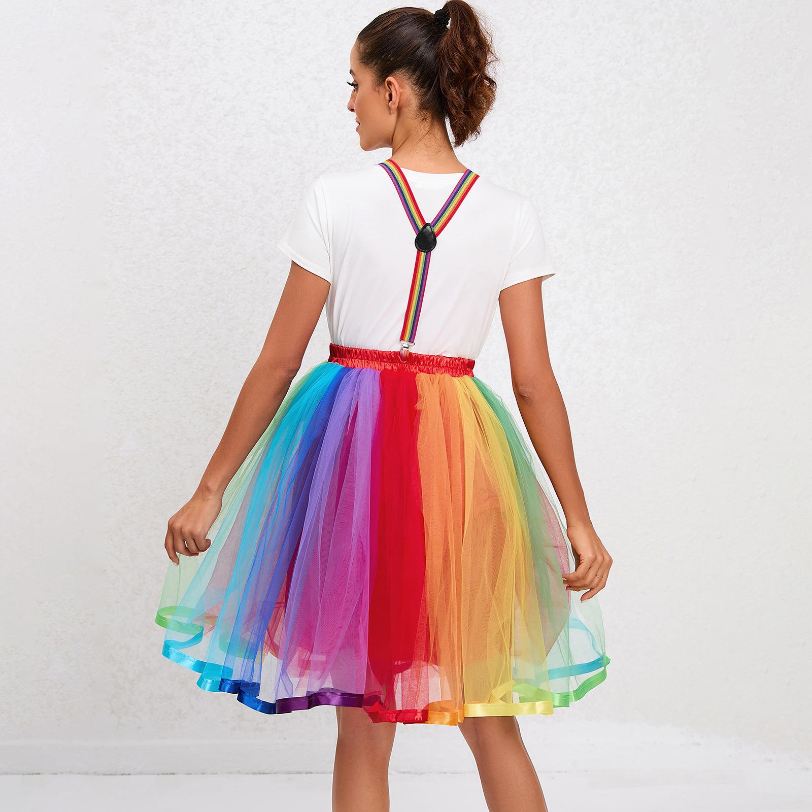 tutu skirt layers soft tulle mesh pettiskirt girls