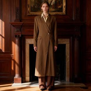 women for windbreaker long lace splicing personality spring