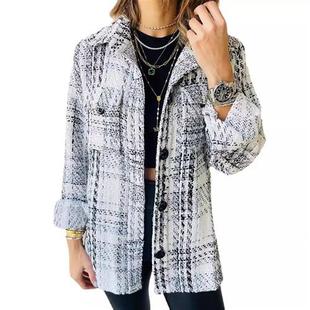 sleeve wear cardigan lapel women loose long jacket button
