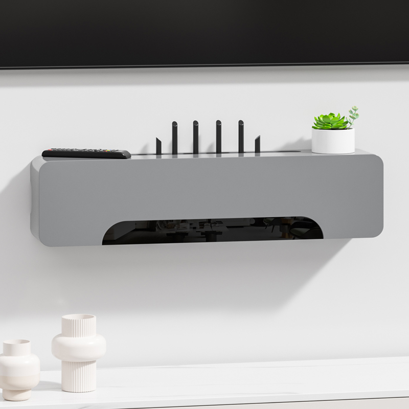 不挡信号机顶盒置物架竹诞包邮