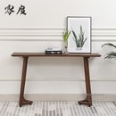 北欧简约实木端景台家用门厅玄关桌靠墙沙发背几入户隔断条案边柜