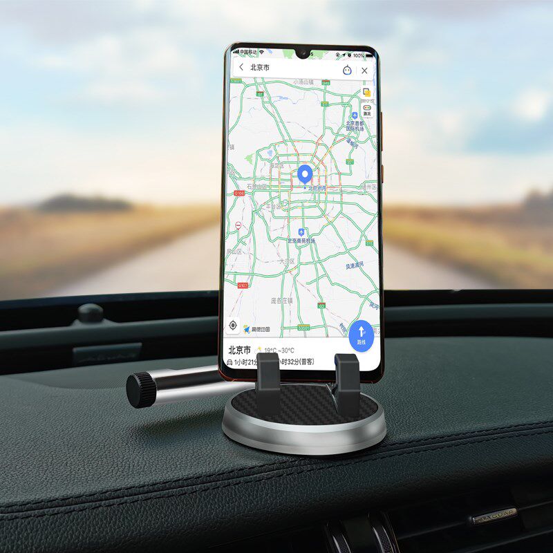 停车牌手机支架隐藏式挪车电话号码导航垫卡槽置物架创意汽车用品