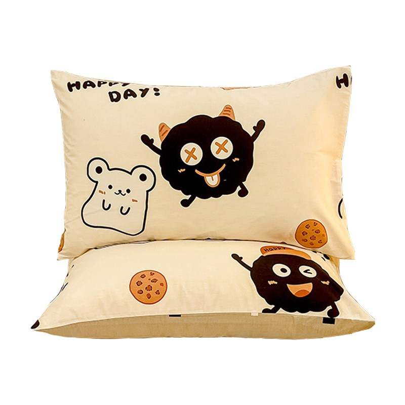 全棉100枕套纯棉枕头套一对装家用48*74cm单只装2023新款枕芯套男